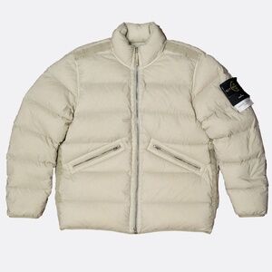 size XL Stone Island Seamless Tunnel Nylon Down TC Plaster Beige Jacket Puffer
